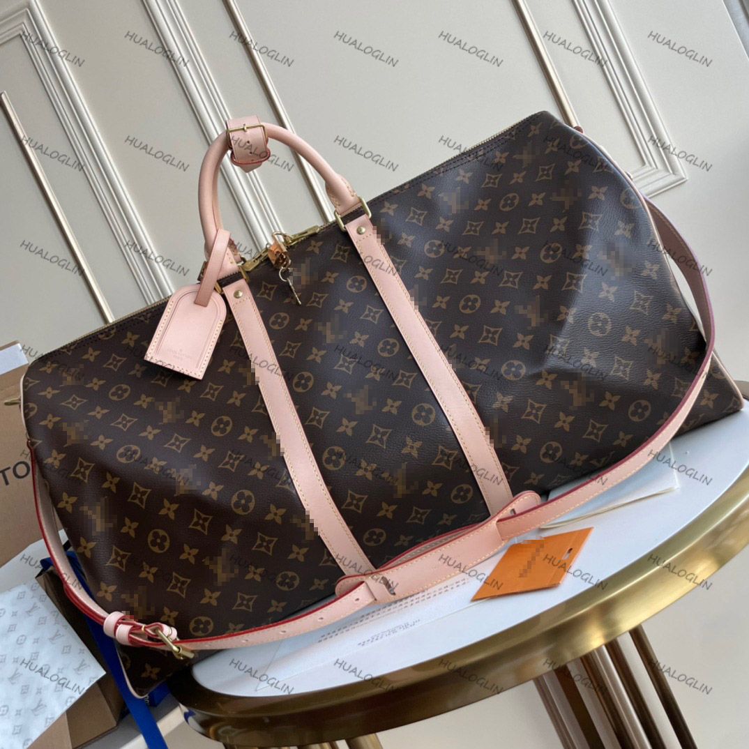 

LVs Louiseities Viutonities GGs Designer Handbag 55cm Man DUFFLE Travel Bag Men's Duffel Outdoor Sport Luggage bag Messenger Bags With lock CrossBody Totes M41412