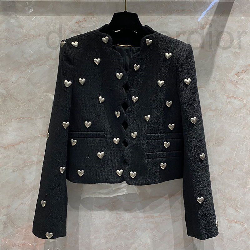 

Women' Jackets designer French Nanyou Love Decorative Short Coat Long Sleeve Female Spring and Autumn 2022 New Small Black Cardigan E2HC, 2# packing bag
