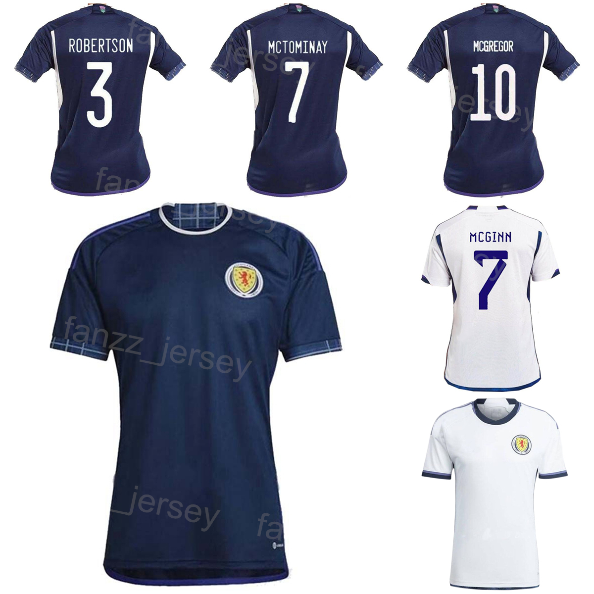 

2022 2023 Scotland McGINN Soccer Jersey National Team DYKES ADAMS CHRISTIE FRASER 5 HANLEY ROBERTSON McGREGOR GORDON RALSTON ARMSTRONG HENDRY Football Shirt Kits, Navy blue