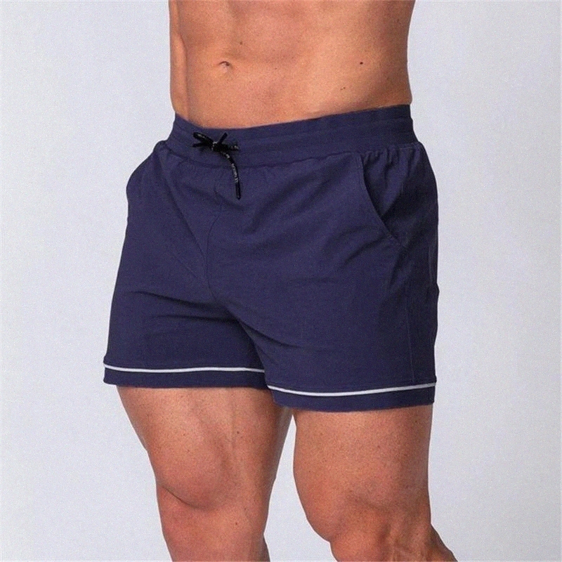 

men's Shorts Summer Running Sports Men Gym Fitness Training Bermuda Male Bodybuilding Skinny Thin Short Pants Beach Quick Dry BottomsMen's c6Ol#, Light blue