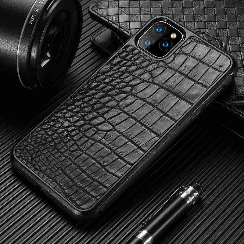 

Cell Phone Cases Luxury Genuine Crocodile Leather Phone Cover For iPhone 13 14 Pro Max Case 14Pro 13 Mini 11 12 Pro Max X XS Max XR 6 6s 7 8 plus T220917, H163