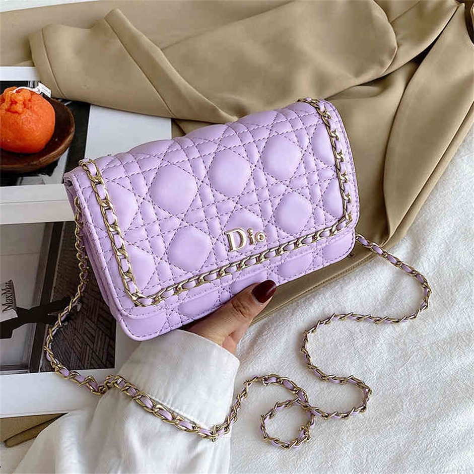 

55% Off Evening Bags Online Outlet sale Women's chain women's single oblique cross trend small straight hair, White