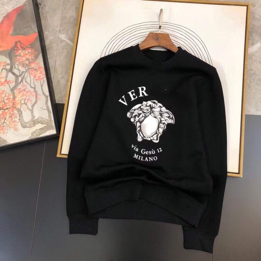 

Mens Hoodie Sweatshirt Medusa Designer Sweater Ver Round Neck Long Sleeve tshirt men women Casual Pullover Sweaters Large Size 4xl 5xl 7OS7, White