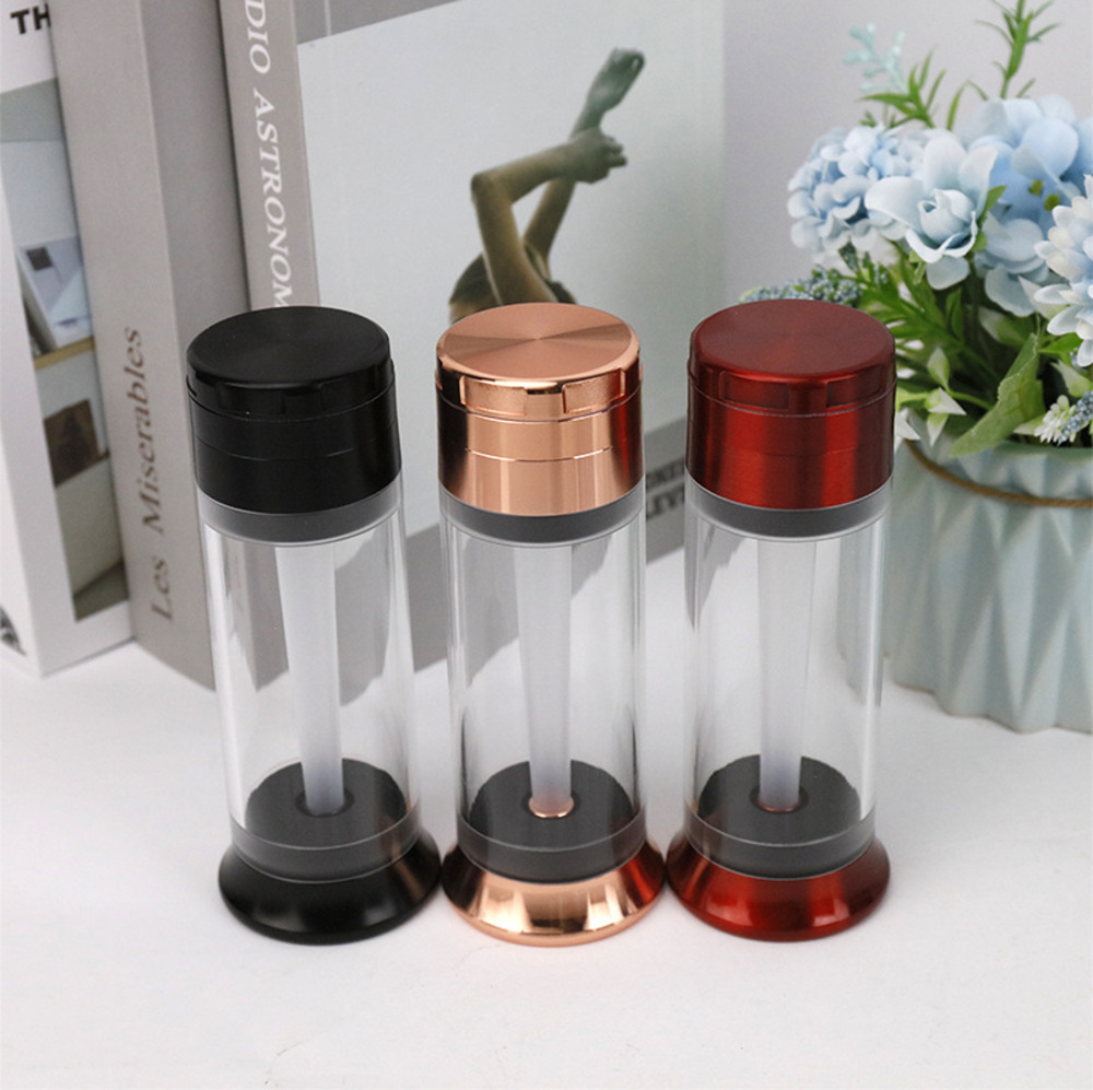 

smoking accessories Zinc Alloy Grinder 40mm Tobacco Slicer 4 Layers Herb Crusher Smasher Colorful Cone Filler Grinder with Storage Container