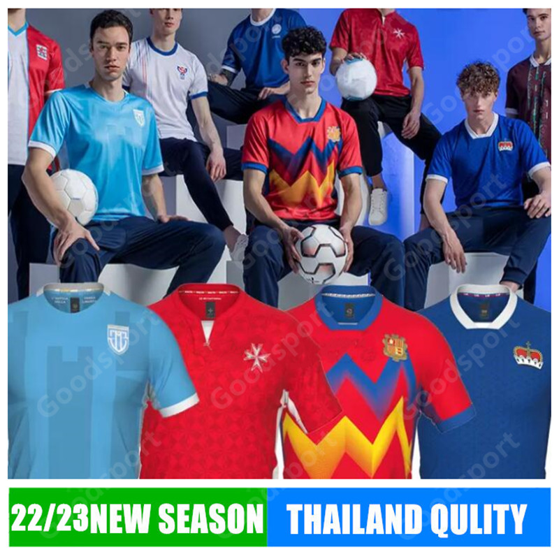 

22 23 Europe Andorra Liechtenstein Malta San-marino Home soccer jersey 2022 MALTA football shirts Jordi Alaez Iker alvarez adult men short sleeve maillot de foot S-XXL, 22-23 liechtenstein