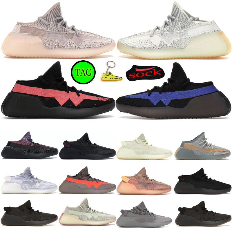 

''kanye''35 Running Shoes Gai Trainers boosts''yezzies''yeezzies''350 Sneakers 3M Static Reflective Men Tail Light Butter Shoe, #25 sand taupe