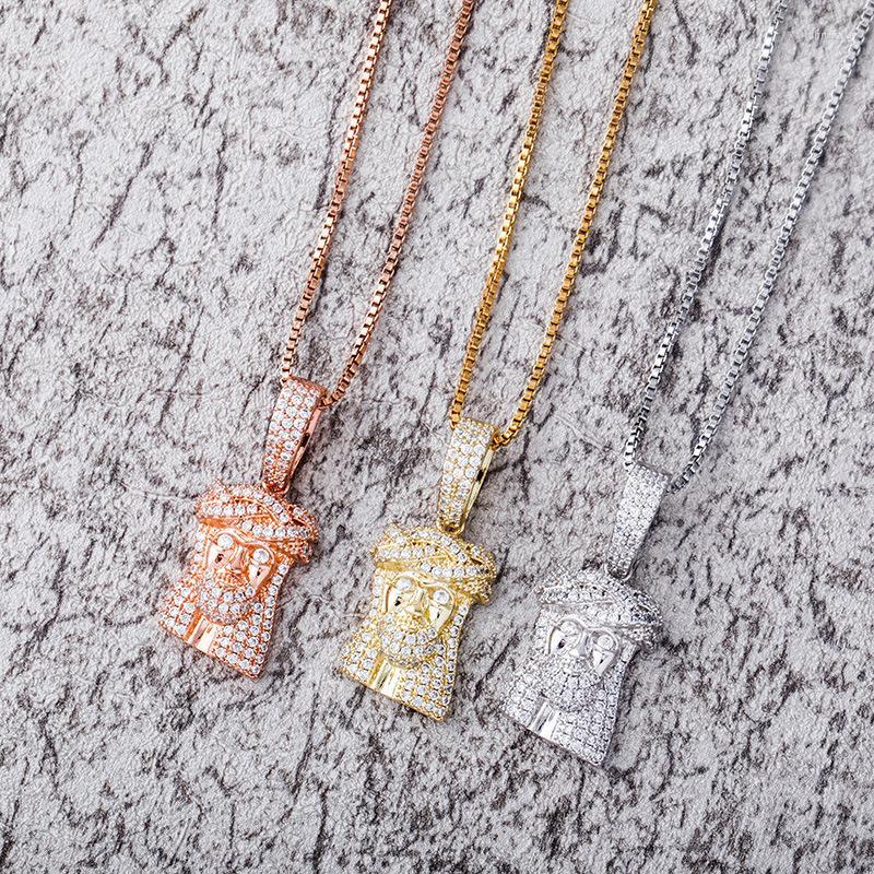 

Lockets Sterling Silver Bling Out Jesus Piece Pendants Necklaces For Women Men Hip Hop Fashion JewelryLockets LocketsLockets