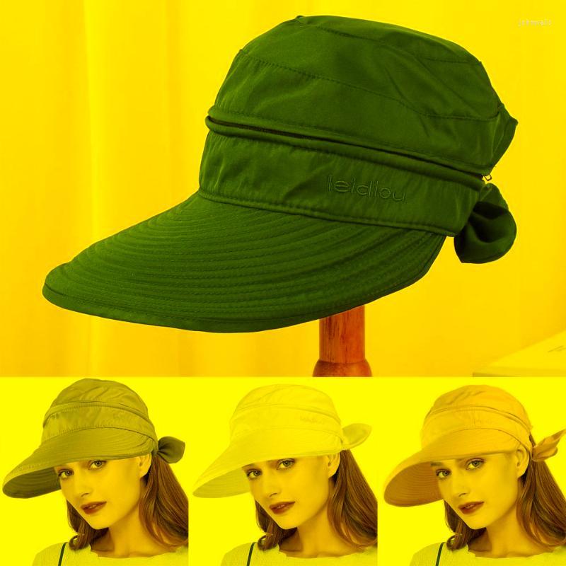 

Wide Brim Hats Summer Anti-UV Foldable Sun Hat Beach Outdoor CapWide, Grey