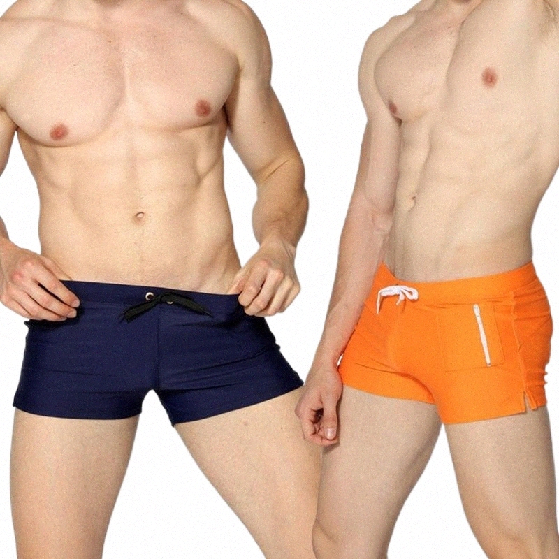 men's Shorts Summer Holiday Swimming Exercise Casual Sport Men Beach Trunks High Quality Stretch Elastic Pocket Drawstring Design ShortsMen