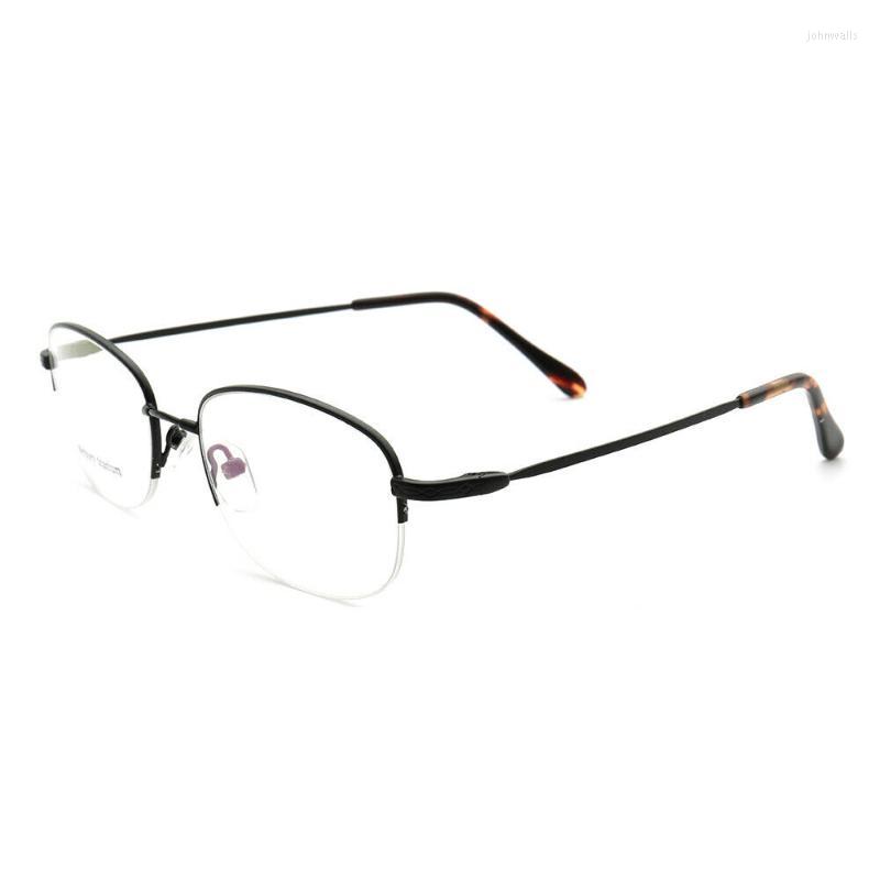 

Sunglasses Frames Fashion Women Round Eyeglasses For Men Metal Oval Flexible Half Rim Rx Glasses Memory Lightweight Classic EyewearFashion