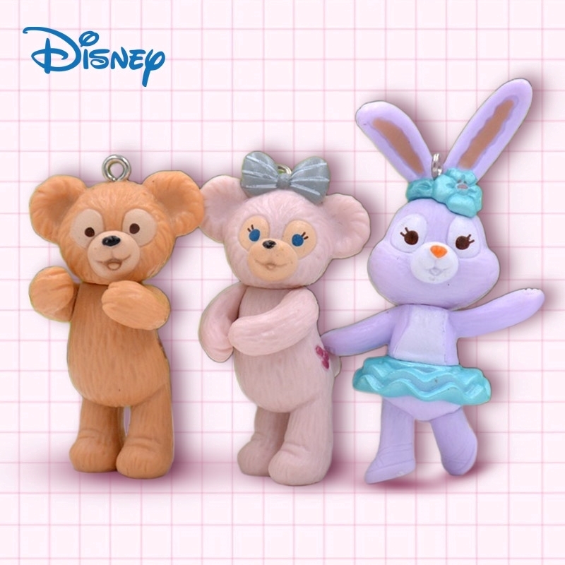 

3 Pack Doll Toy Disney Bear Doll Pvc Keychain Backpack Girls Ladies Rabbit Pendant Gift