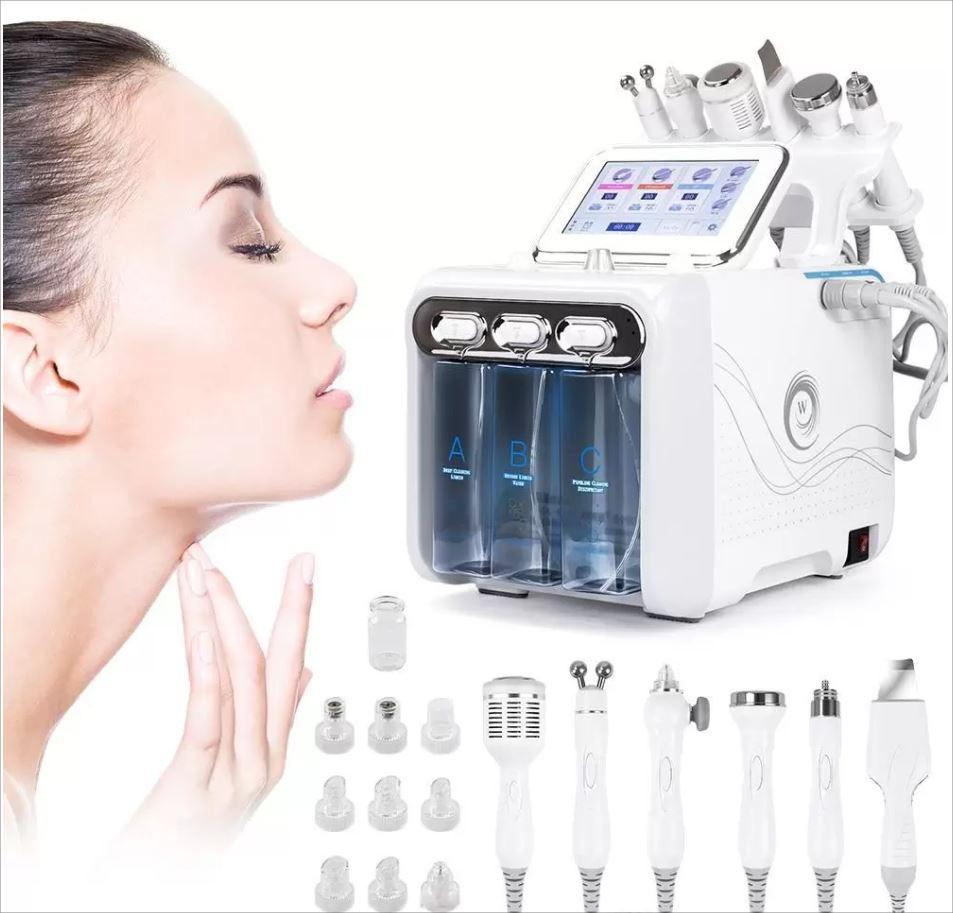 

6 in 1 Water Oxygen hydrafacial Dermabrasion machine skin care Deep Cleansing Exfoliating Hydro Dermabrasion Jet Peel beauty equipment