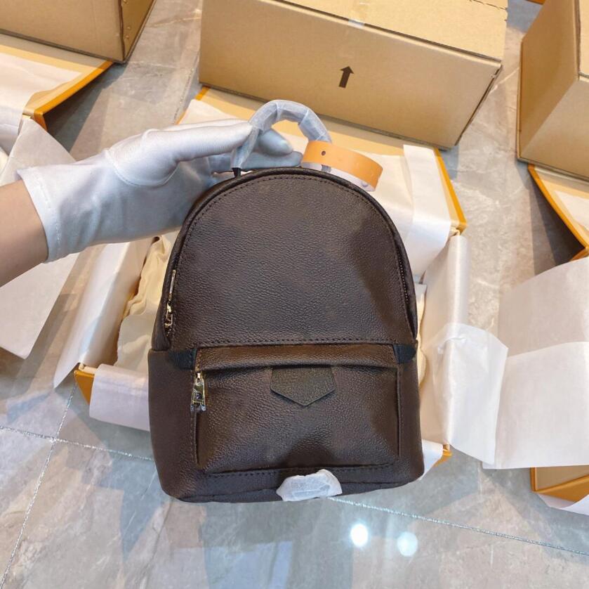 

2022 designer backpack High bag Quality Fashion Pu Leather Mini size Women Children School Bags Springs Lady Travel Style birkin handbag mens wallet, With dustbag