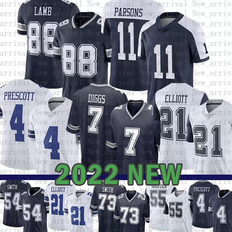 

football Micah Parsons CeeDee Lamb Football Jersey 7 Trevon Diggs Dak Prescott Leighton Vander Esch Ezekiel Elliott Tyler Smith Cowboyes DeM, Mens-nz