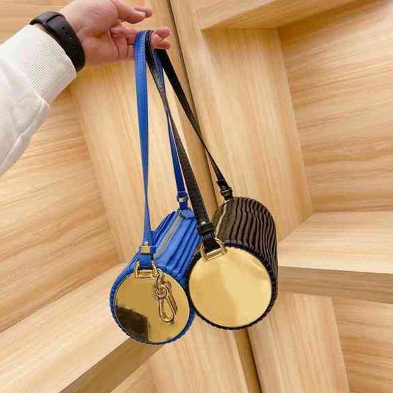 

Shoulder Bags round Tote Bags Women Handbag Shoulder Leather Designer Crossbody Female French Stick Underarm Fold Pillow Purses 211225 1106