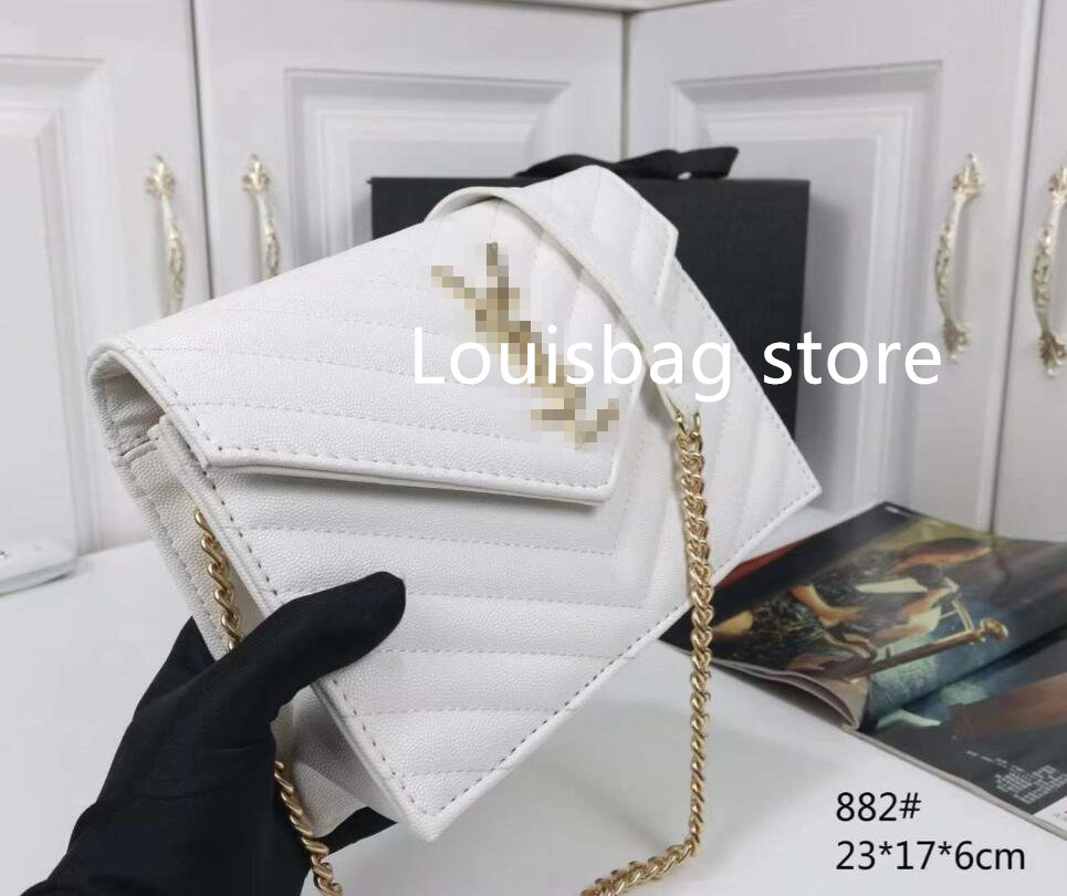 

YSLity loulou luxurys designers Fashion womens CrossBody bag Shoulder Bags Letter Handbag ladies purse Leather Chains Clutch Handbag Y02, Customize