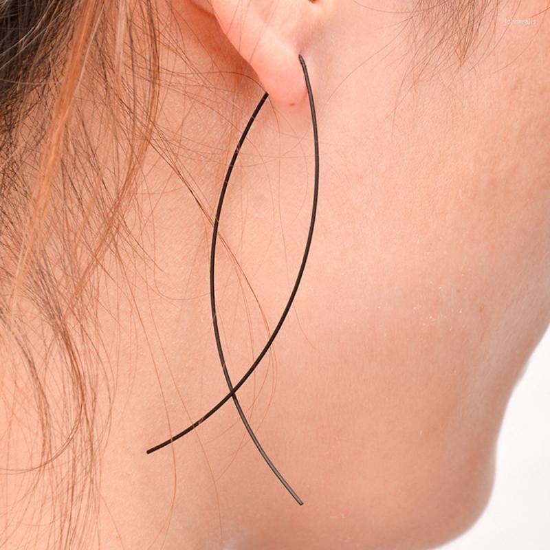 

Dangle Earrings & Chandelier Trendy Simple Women's Long Art Fish Line Punk Drop HandmadeDangle
