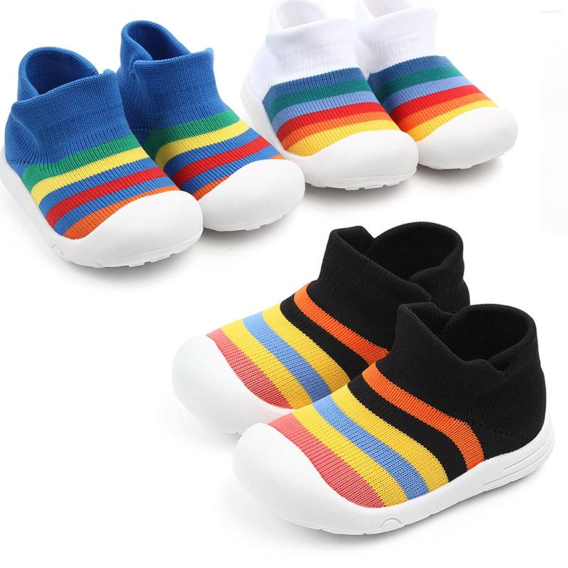 

Athletic Shoes Autumn Winter 2022 Infant Baby Floor Socks Toddler Boys Girls Knit Soft Sole Rubber Slipper Cartoon Tube, Bu