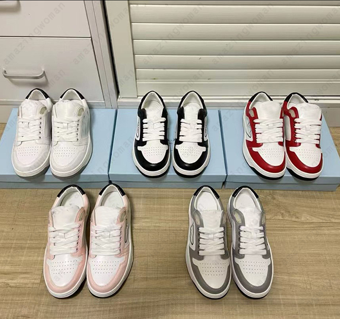 Chaussures d←contract←es designer 2022 Femmes BW Triangle Logo Persian Violet Sport High Version Low Top Sneaker