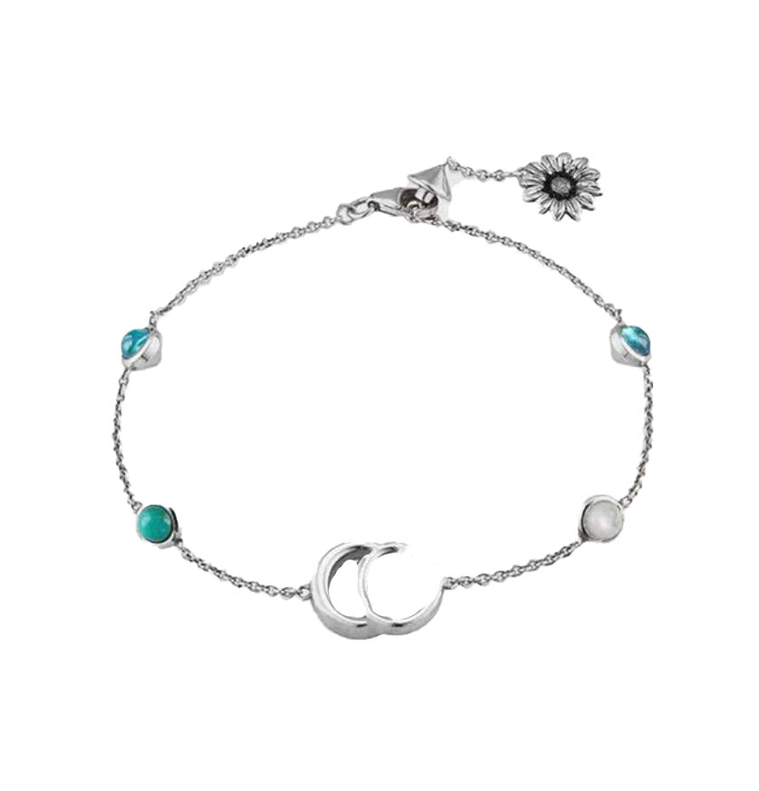 

Bangle 925 sterling silver vintage turquoise bracelet trend is versatile designer charms love bracelet luxury bangles cjeweler bijoux for mens womens