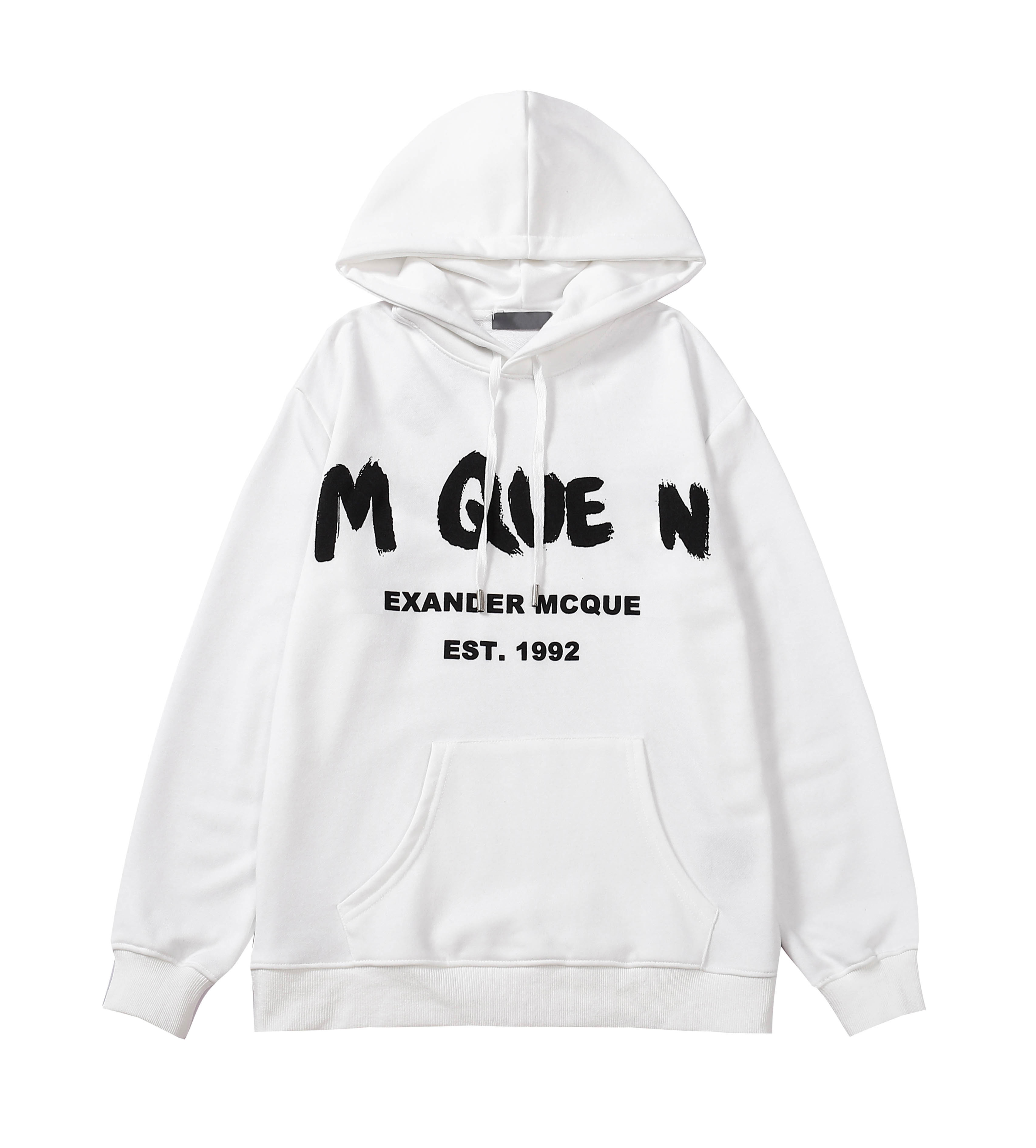 

Men Hoodie Fashion Women Sweatshirts Streetwear Pullover Loose McQueen Hoodies Lovers Tops Clothing Hig h quality EVZN CGYQ