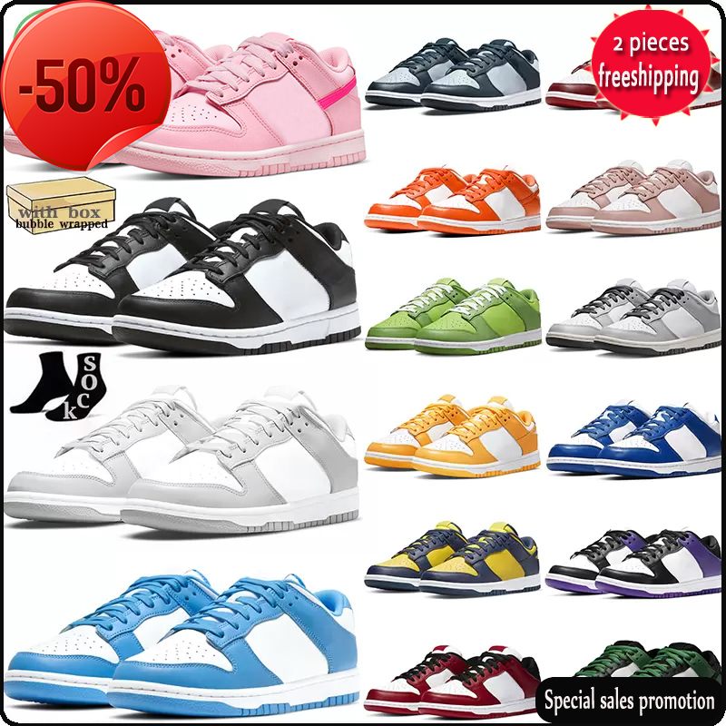 

Running Shoes with Box Panda Pink Sb Dunks Men Women White Black Unc Grey Fog Team Green Syracuse Sail Mens Trainers Dunked Womens Outdoor, #13