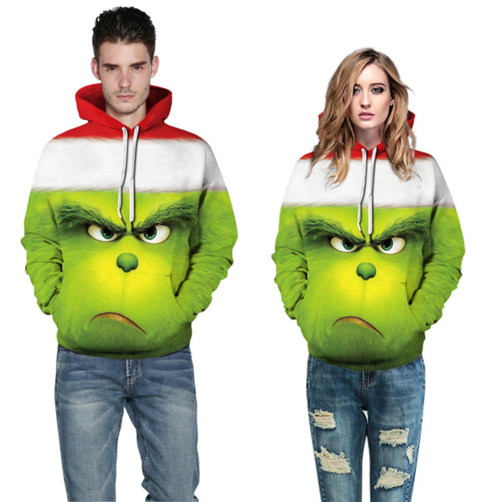

MenPlus TeesNew Autumn Winter Funny Ugly Grinch 3d Men Women Christmas, Qyxh12