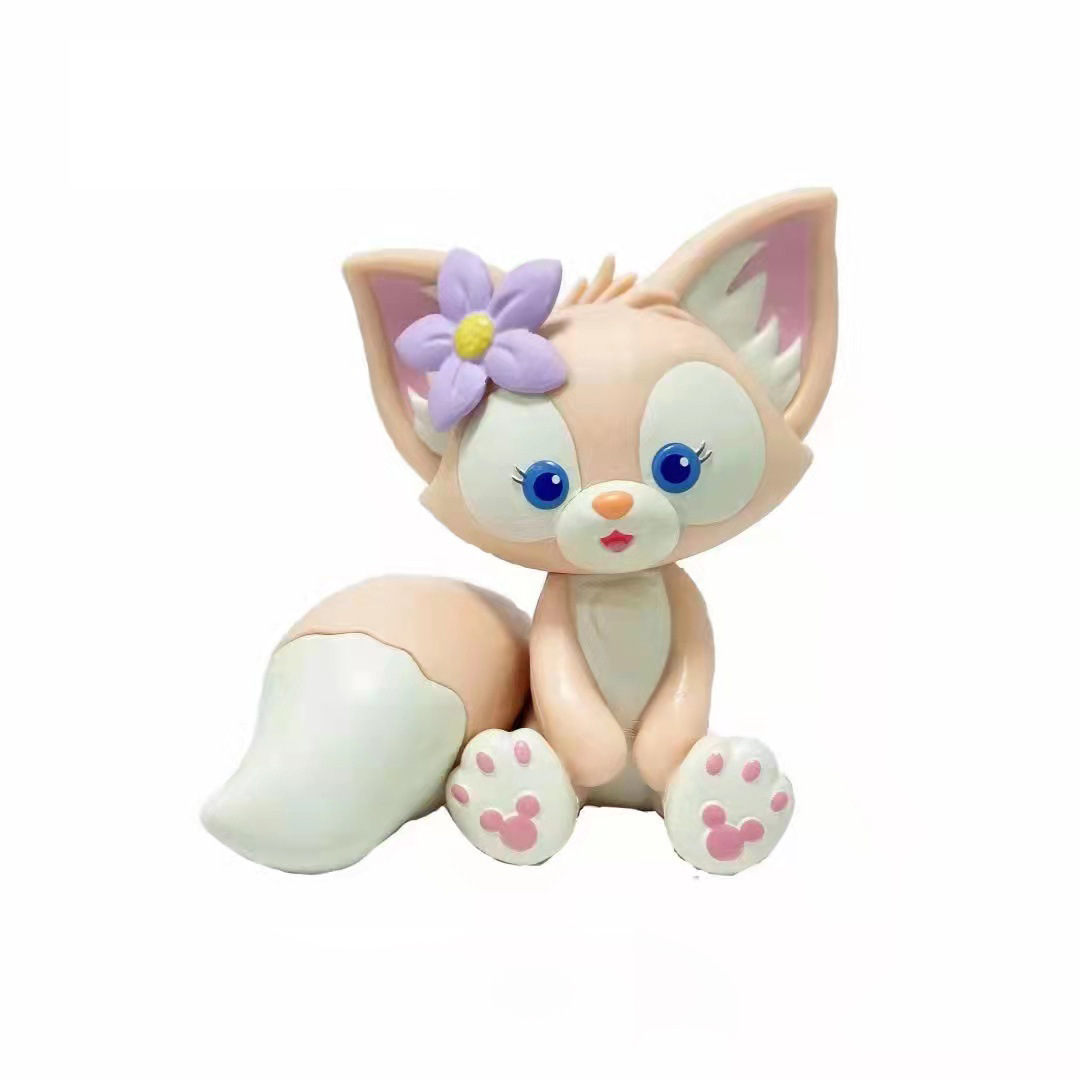 

Disney genuine authorized classic character Doll pink little fox small model cake decoration family decoration birthday surprise