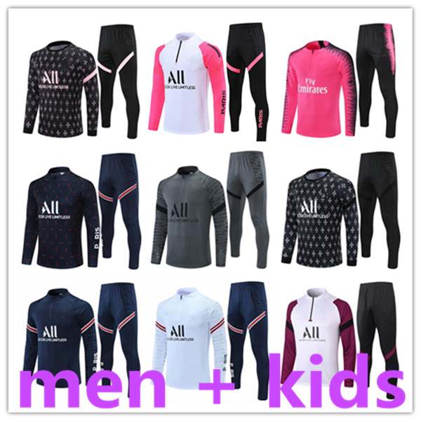

Paris player version jerseys tracksuits training kit retro tuta chandal jacket shorts survetement foot Children and Men mens kids enfant 2023