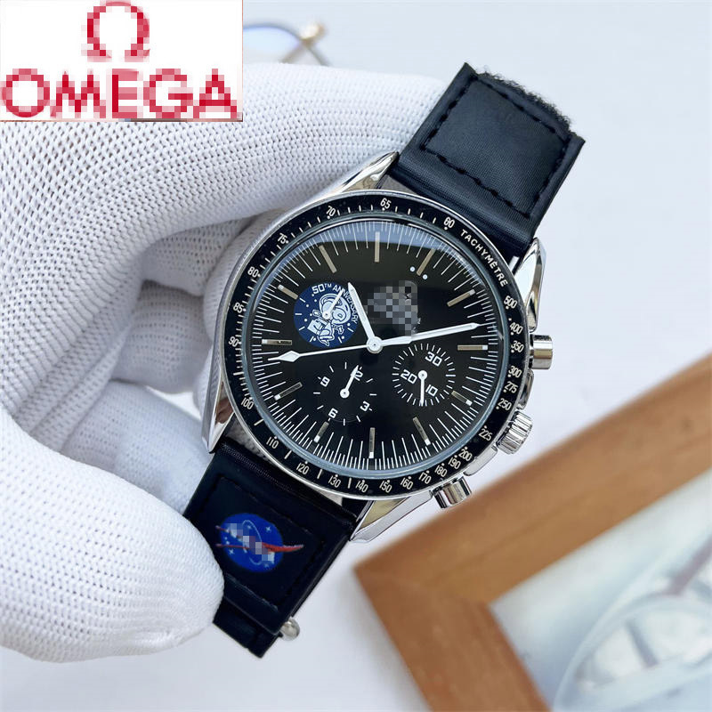 

Bioceramic Moonswatch watch Men's Quarz Chronograph Mens Swatchity Mission To Mercury 42mm Nylon Luxury James Montre De Luxe Limited Edition Master Wristwatches