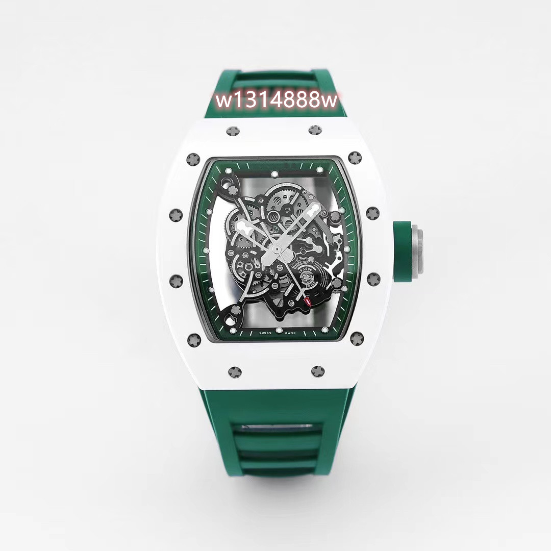 

KU RM055 Watch version V5 Equipped with Japanese Seiko movement manual chain full of static enough to maintain 32 hours power storage sapphire mirror, As shown