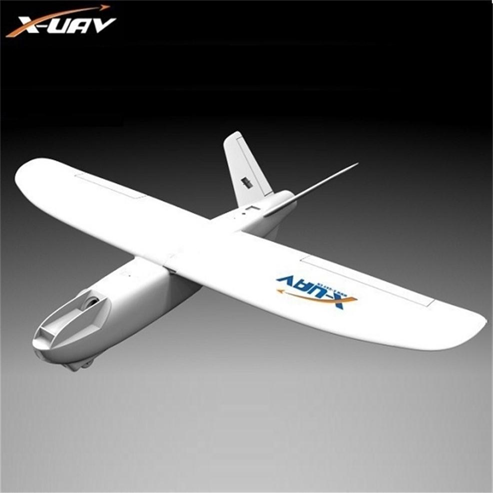 

X-uav Mini Talon EPO 1300mm Wingspan V-tail FPV Rc Model Airplane Aircraft Kit Y2004283392, Black