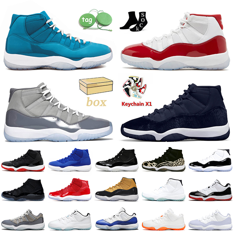 

With Box Jumpman 11 Basketball Shoes Dolphins 11s Cherry Cool Grey Blue Moon Midnight Navy Bred Concord Bright Citrus Cap and Gown Sports Trainers Women Mens Sneakers, Others