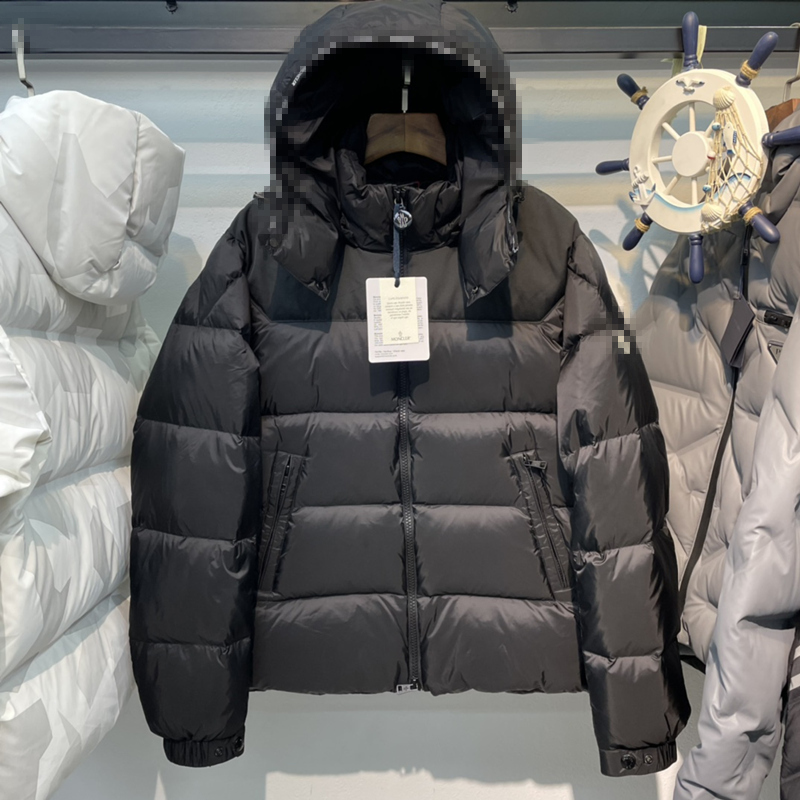 Luxury France Mens down jacket Letter Monclair Logo Knitted women Parkas Panel Casual coats Bomber jackets Designers Men S Clothing aa1