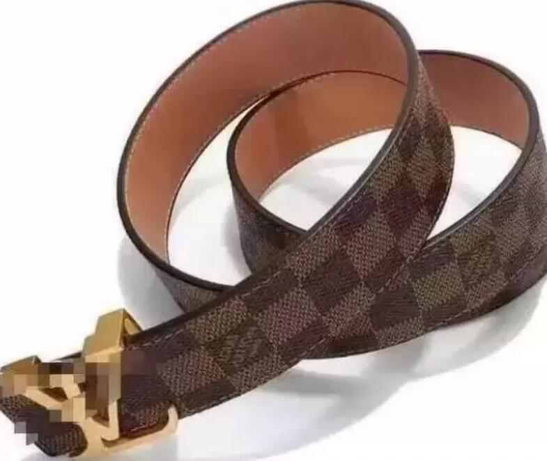 

Men's Women's Fashion Classic Designer Belts Luxury Women Belt Casual Gold Buckle Letter Smooth Buckle Width 38mm 111