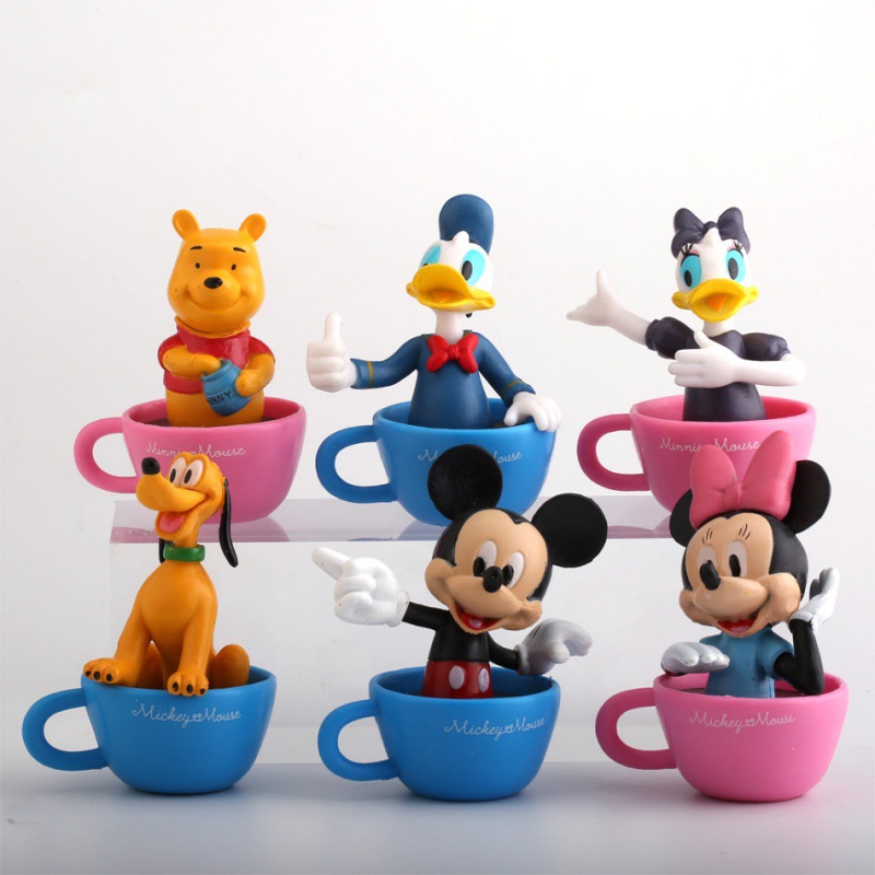

Disney Genuine Authorized Doll Classic Character Ornament Home Decoration Daily Surprise Holiday Gift Cute Shape Cute