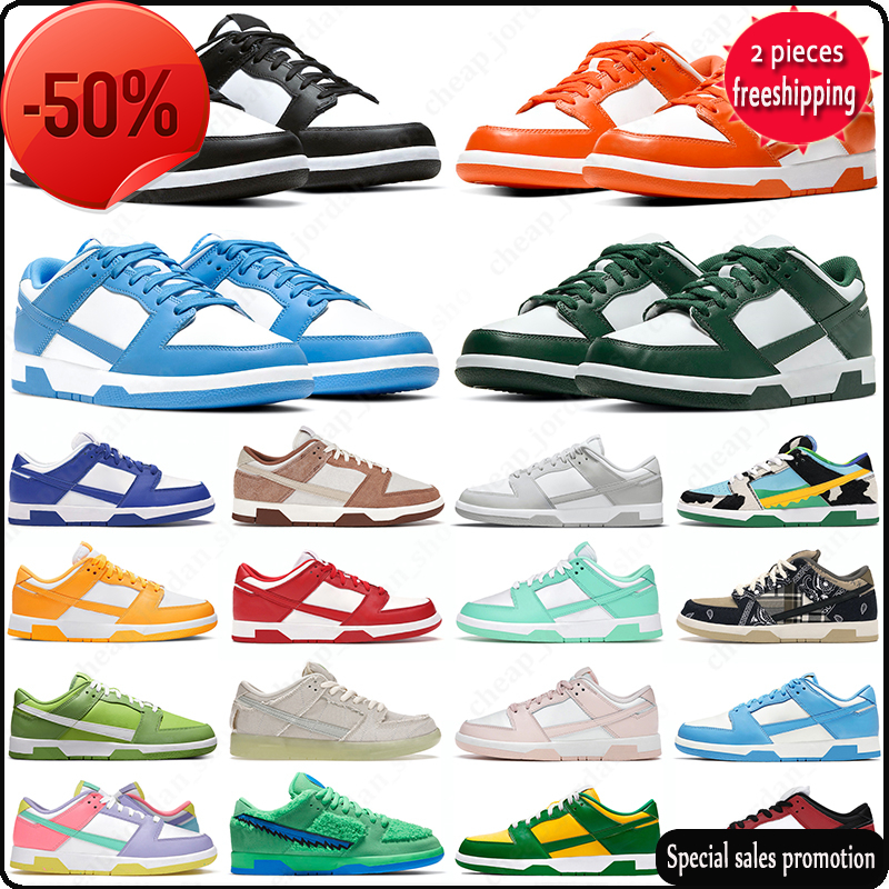 

Running Shoes Men Women Designer White Black Panda Unc Grey Fog Sail Syracuse Kentucky Chlorophyll Triple Pink Dunked Mens Trainers Sneakers, 7 chicago