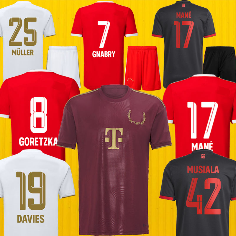 

22 23 BAYERN MUNICHS soccer jerseys GRAVENBERCH SANE MULLER DAVIES KIMMICH football TOP shirts Men Kids kit Oktoberfest bayern jesey bayern shirts 052166 jersey, Home patch 1