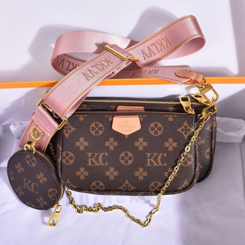 

women handbags Multi pochette accessoires Designer bag purses luxurys handbag favorite mini 3pcs pochettes accessories crossbody shoulder Lvs, Customize
