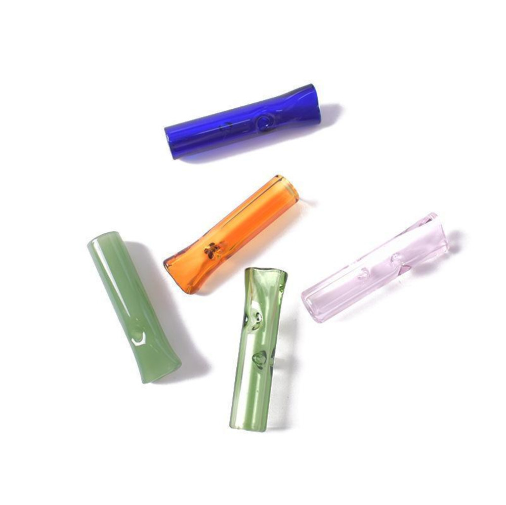 

Straight Tube Glass Oil Burner Smoking Pipes with box 1.6 inch Hand Pipe Dab Rig