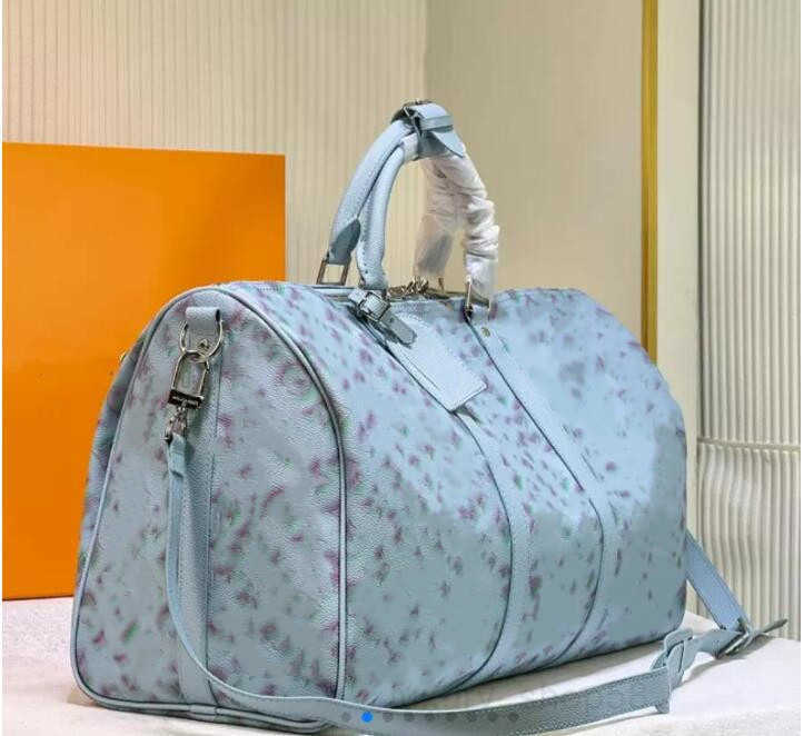 

Crossbody Fashion Travel Bag Keepall Bandouliere Monograms Women Men Shoulder Genuine Leather Large