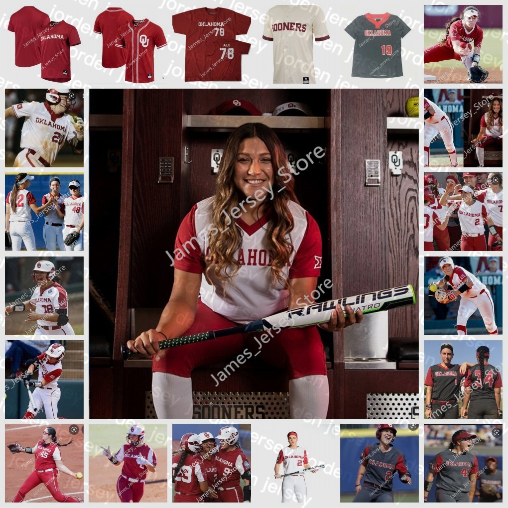 

NEW College Baseball Wears 2022 NCAA Stitched Oklahoma Sooners softball Baseball Jersey OU 24 JAYDA COLEMAN 27 HANNAH COOR 33 ALYSSA BRITO 4