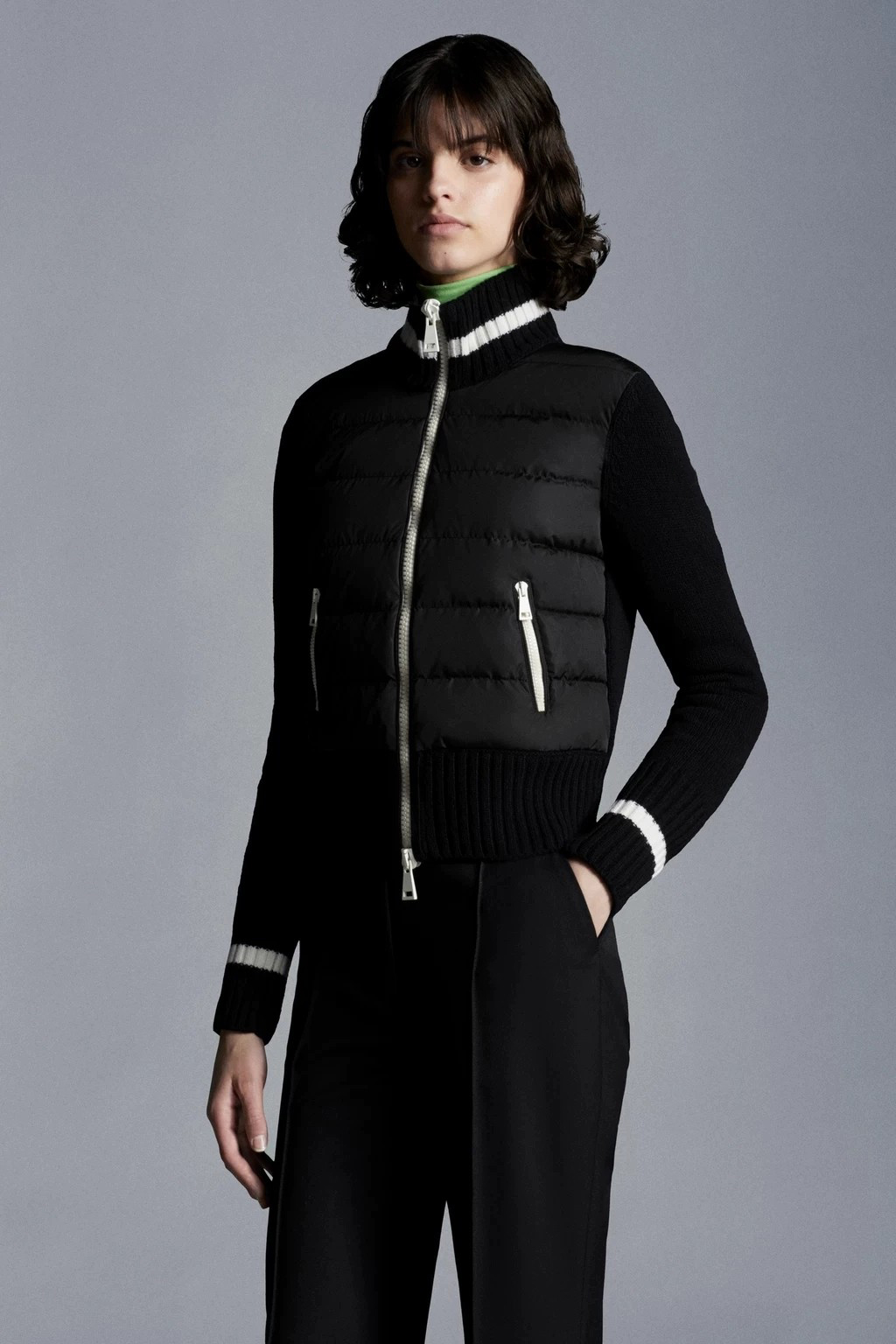 

Monclair Knit short womens down jacket Fashion hombre Casual Street monclairs Highs Quality Brand jackets Size -XL, Sold out