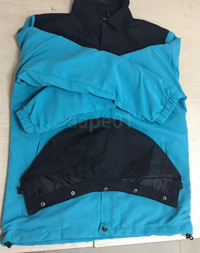 Famous Men's Jackets Men Women Casual Coats Black Blue Fashion Mens Designer Jackets Outerwear With Detachable Hat Size M-3XL