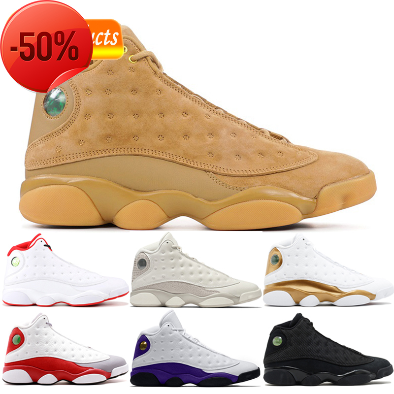 

High Quality 13 Wheat Court Purple Men Women Basketball Shoes 13s Black Cat He Got Game Melo Dmp Hyper Royal Phantom Trainer Sneakers, Barons