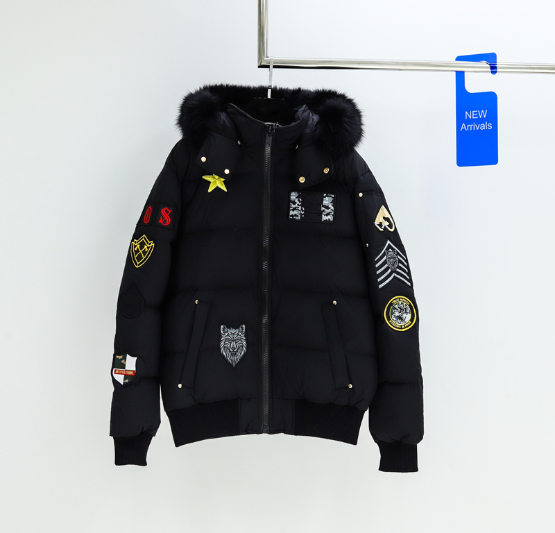 jacketLuxury France Mens down jacket Letter Monclair Logo Knitted women Parkas Panel Casual coats Bomber jackets Designers Men S Clothing 005