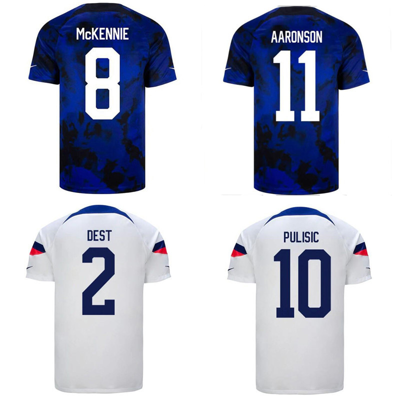 

Top 2022 PULISIC McKENNIE soccer jersey 22 23 AARONSON MORGAN LLOYD WOOD USAS ALTIDORE jerseys 2023 America Football Shirt United States Player fan Kids 3XL 4XL, 2022home(player)