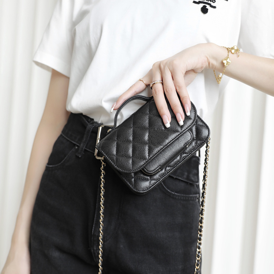 

10A Original quality woc woman crossbody bag 15CM leather shoulder handbag fashion messenger bag luxury designer bags lady Flap chain bagss purse With box C067, More product consulting