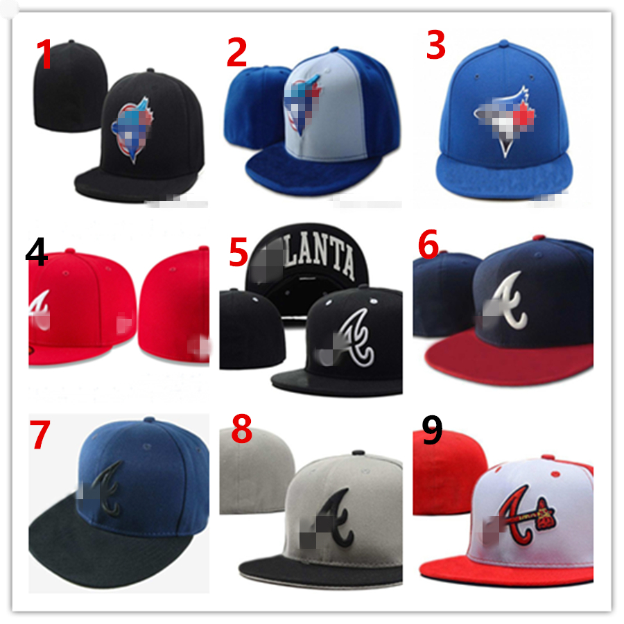 

2022 Fashion All Team Baseball Fitted Letter T A B SF S Caps Wholesale Sports Flat Full Closed Hat Mix Order For Base Ball Teams H5 dc, 22