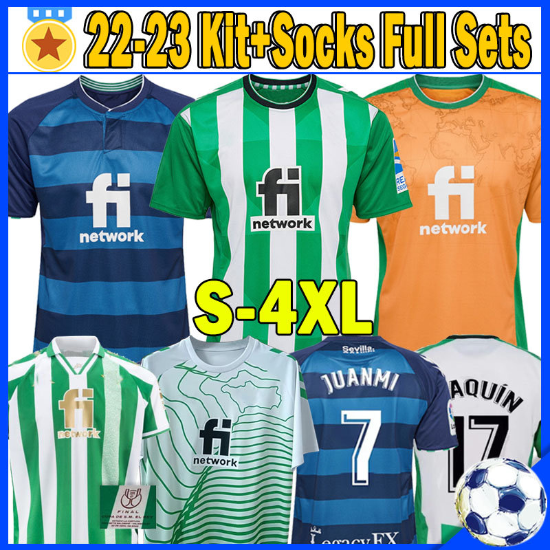 

XXXL 4XL 22 23 Real Betis Soccer Jerseys Copa del Rey champion CANALES 2022 2023 FEKIR LOREN JOAQUIN B. IGLESIAS JUANMI GUARDADO C. TELLO WILLIAM JERSEY football shirts, 22-23 home